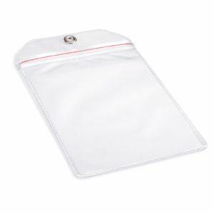 PVC wallets with clear header
