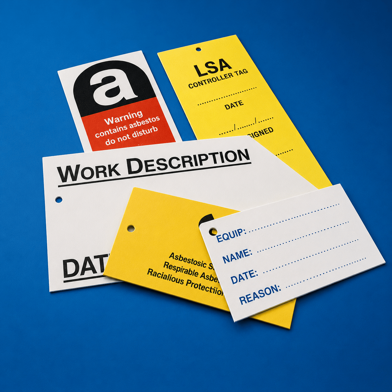 Tags and Labels pwg signs